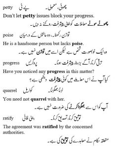 meaning of injured in urdu and english