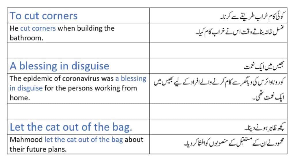 All In All Idiom Meaning In Urdu