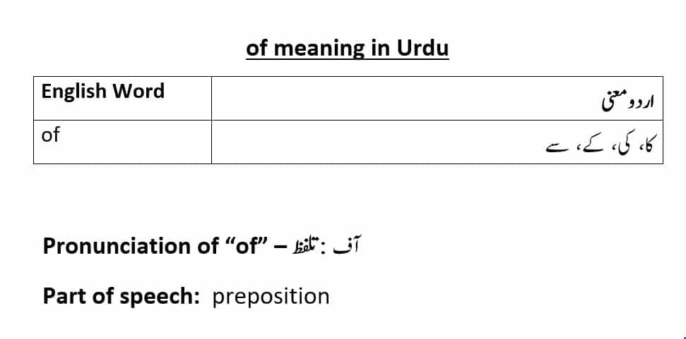 assignments of meaning in urdu